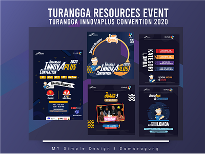 Designer Turangga Innovaplus Convention 2020 event event flyer feeds lomba twibbon