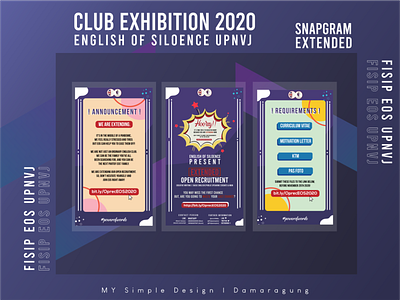 Snapgram Extended Club Exhibition EOS Upnvj 2020 english snapgram