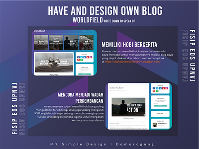 Design own Blog blog