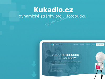 Kukadlo - new website graphics logo design photobooth vecor graphics webdesign