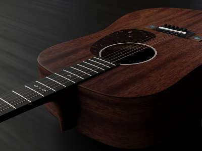 3D model of Sigma SDM-15 guitar