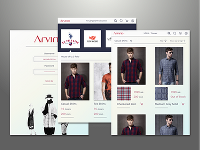 Stockapp fashion user experience visual design