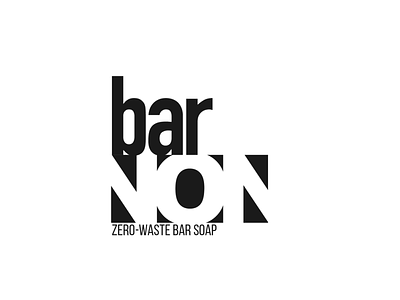 Bar Non branding design logo negativespace typography