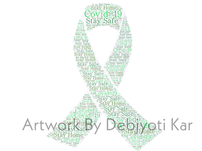 Covid-19 Word art