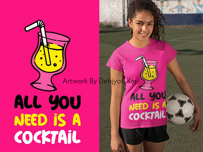 Cocktail T-shirt Design