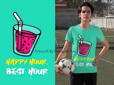 Happy Hour T-shirt Design