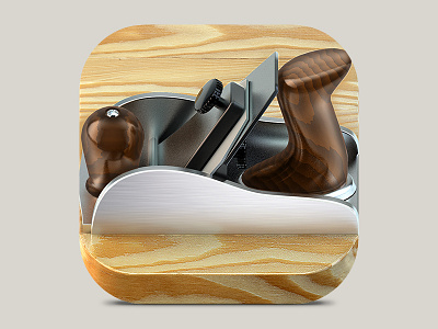 Icon app 3d app icon maratsalihov namms reflection wood