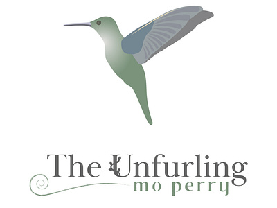 Unfurling - hummingbird illustration