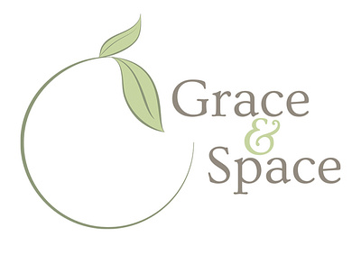Grace & Space logo adobe illustrator botanical feminine floral illustration logo nature vector