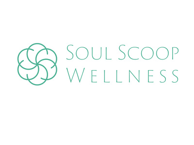 Soul Scoop Wellness logo adobe illustrator botanical branding floral illustration logo minimal vector