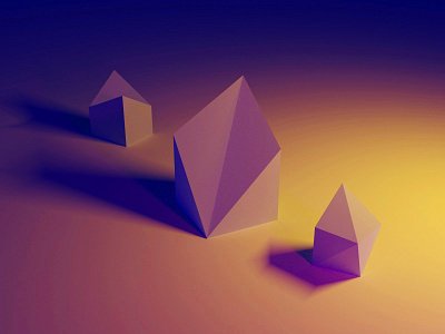 First Render 3d blender geometric learning lighting modeling polygon