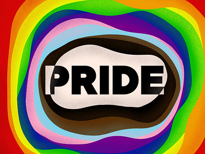 Happy Pride! color gay layers lgbtq logotype pride procreate