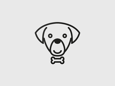 Woof black bone branding cane corso dog identity logo logo design mark symbol