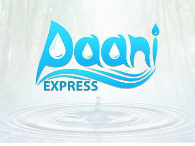 Panni Express Logo android babu design engineer engineerbabu ios logo design material mineral water ui ux