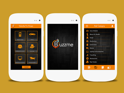 Buzzme App android babu buy buzzme app design engineer engineerbabu ios material sell ui ux