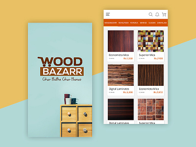 Woodbazarr App : EngineerBabu android app illustration ios online furniture plywood ui ux wood woodbazarr woodbazarr web