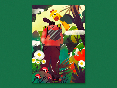Jungle adventure animation art branding design graphic design illustration illustrator typography vector website