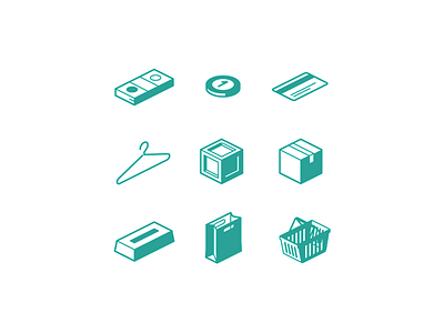 trade icons icon isometric money shopping trade