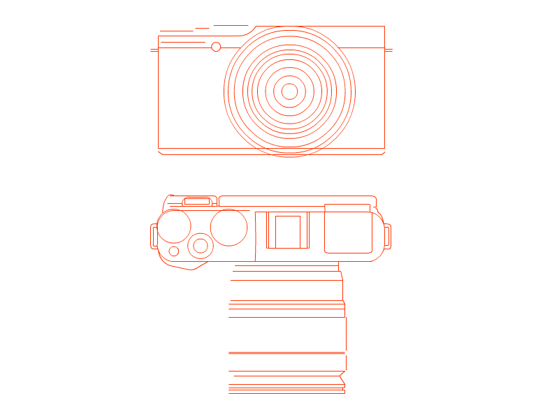 x-a1 icon progress gif animation camera flash fujifilm gif icon isometric photography process progress x a1