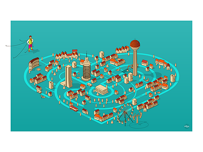 Başkakent Ankara ankara atakule gulliver isometric map