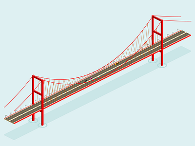 bosphorus bridge istanbul bosphorus bridge isometric istanbul red turkey