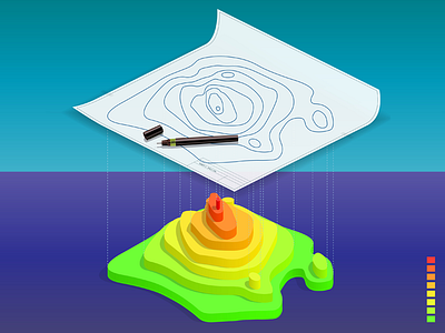 Isohypse geography isohypse isometric