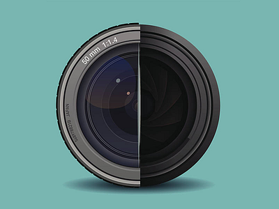 lens cutaway camera cutaway glass lens