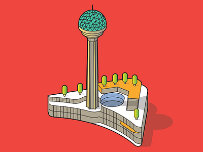 atakule ankara atakule icon isometric tower