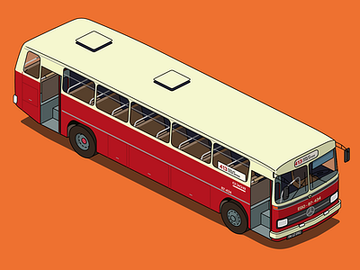 municipal bus ankara - 1980s
