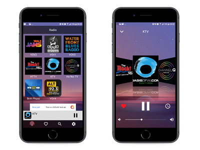Radio App- Suusoft app design application mobile app radio app suusoft