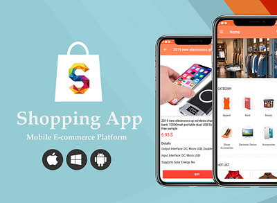 Shopping App- Suusoft app design application mobile app shopping app suusoft