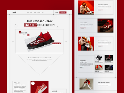 Shoe Store Ecommerce Landing Page