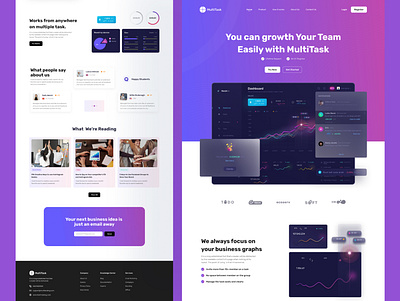 saas company website landing page design figma landing page landins page ui ui design uiux user design user interface ux ux design web design website