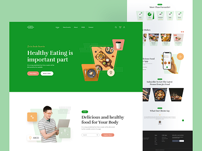 Healthy Food Program Landing Page