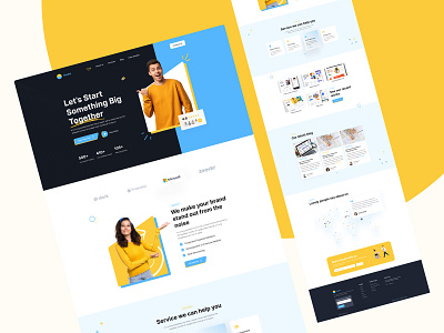 Design Consultancy Organization Website business landing page design figma landing page ui ui design uiux user interface