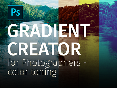Gradient creator color colorize gradient gradientcreator gradientmap photoshop plugin script tone
