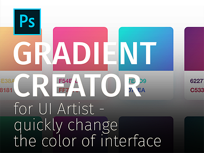 Gradient creator action colorize free gradient gradientcreator gradientmap jsx photoshop plugin script
