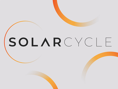 SOLARCYCLE Branding branding graphic design illustrator typography