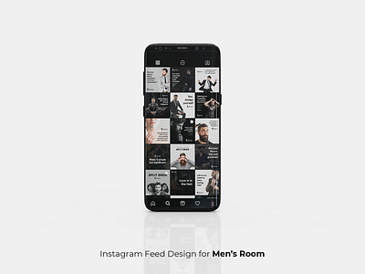 Instagram Feed Design for Men's Room