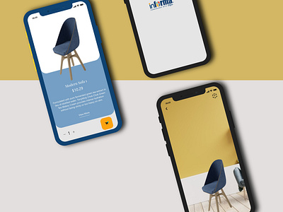 Furniture App app design illustration informafurniture redesign ui ux