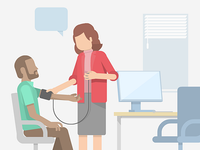 Blood pressure monitor app by Kuba Zelichowski on Dribbble