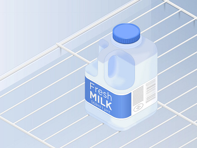 Fresh Milk fridge milk