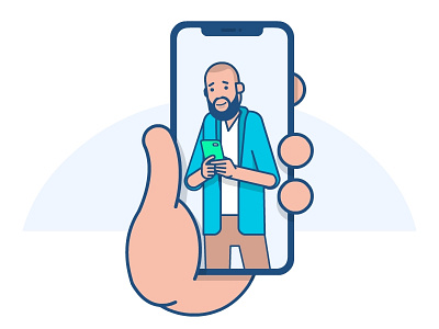 Playing with the iPhone X character iphone x mobile