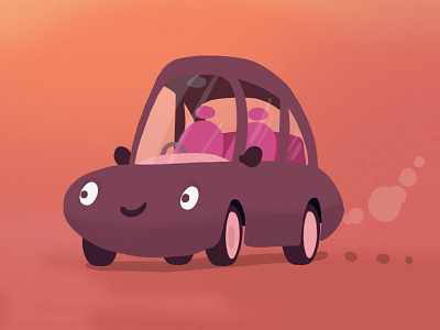 Little ickle car car doodle illustration procreate procreate app