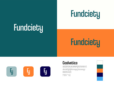 Fundciety branding branding finance logo fintech flat fresh fund fundciety logo logo design