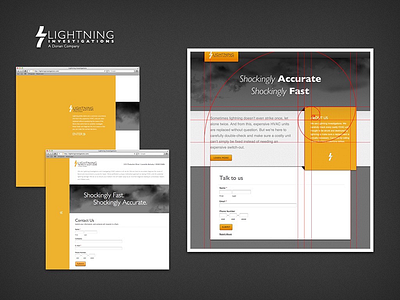 Lightning Investigations concept website