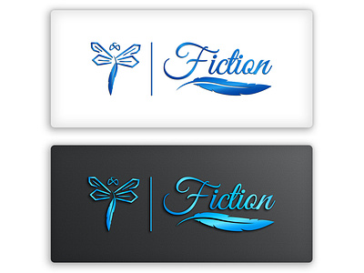 fiction feather logo