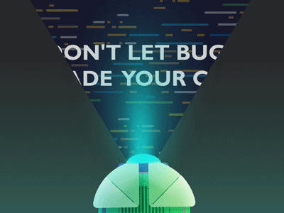 bugs finder animation bugs code drone find finder invaders