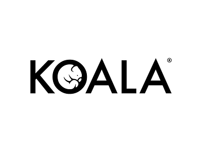 Koala Logo Design animals graphic koala logo tipography