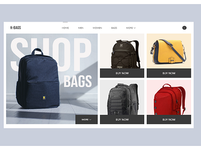 K-bags E-commerce bag web UI design app brand brand design branding design designs logo ui ui ux ui ux design ui design ui kit ui ux uidesign uiux ux ux design uxdesign uxui vector